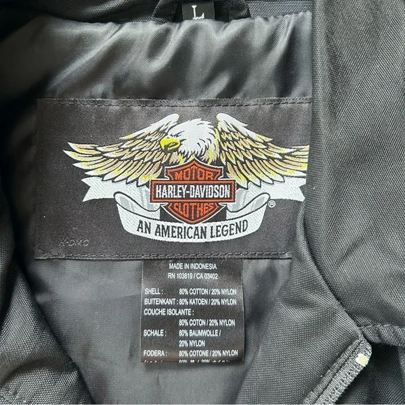 Harley Davidson Roses Riding Jacket - Picture 4 of 5